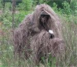 The "Tracker" Ghillie Poncho, Jute thread version| Color| Desert