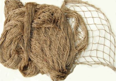 4.5'x5' Ghillie Netting Nylon-TAN