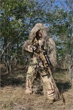 Ultra-Light Sniper BDU Jacket| Ghillie color| Woodland;BDU pattern| 3 - Color Desert