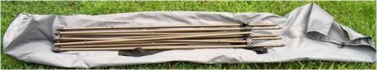 Folding Blind with bag + Ghillie Blind Cover| Color| Winter White